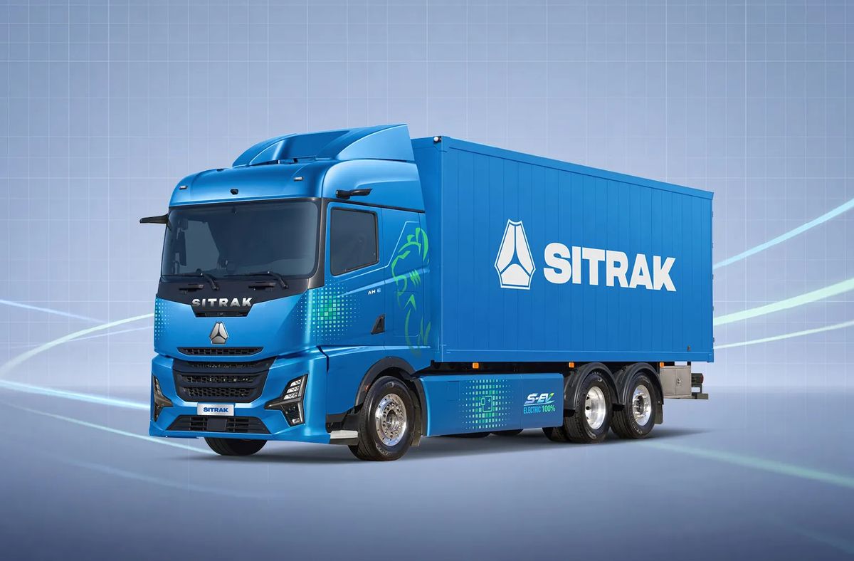 SITRAK 6×2 Battery-Electric Rigid Truck